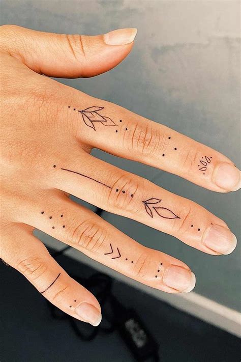 Finger Tattoos The Perfect Accessory For Your Hands Glaminati