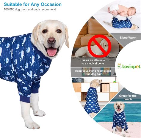 Lovinpet Traje Para Perro Grande Mameluco Para Cirug A Pijama Para