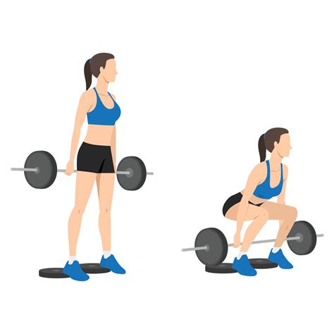 Woman Doing Barbell Hack Squat With Stepping On The Weight Plate