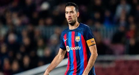 El fin de una era Sergio Busquets dejará Barcelona al final de la