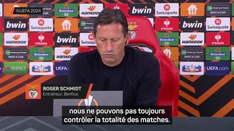 Benfica Schmidt Sur Les Sifflets Les Joueurs M Ritent Plus De