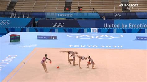 Olimpiadi Ginnastica Ritmica Farfalle Fantastiche Nella Prova Con