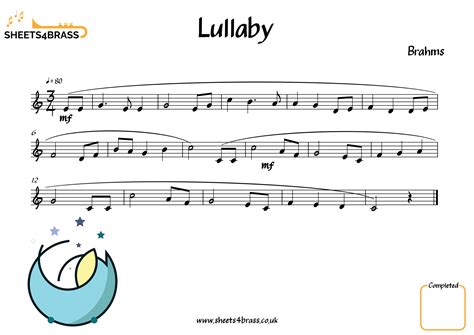 Lullaby Sheet Music For Brass Sheets4brass