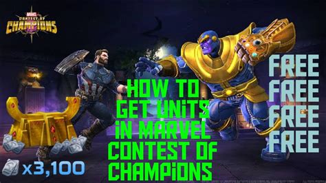 How To Get Units In Marvel Contest Of Champions All In Hindi Youtube