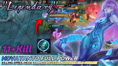 Novaria New Best Build And Emblem Novaria Gameplay Mobile Legends