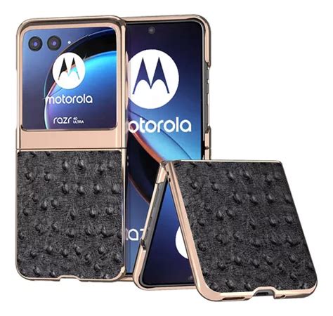 Funda Para Moto Razr Ultra Chapada En Piel Dise O De Av Color