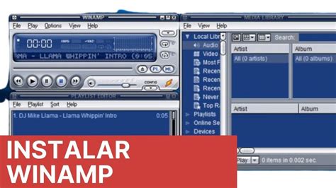 Instalando El Mejor Reproductor De Música Winamp En Windows 10 7 Youtube