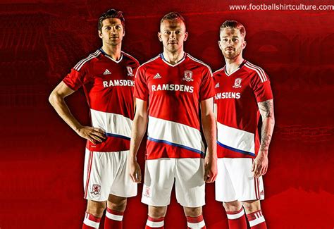 Middlesbrough Adidas Home Kit Football Shirt Culture Latest