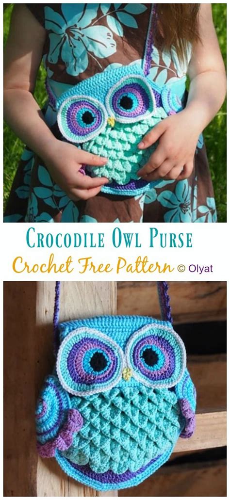 Crocodile Owl Purse Crochet Free Patterns Artofit