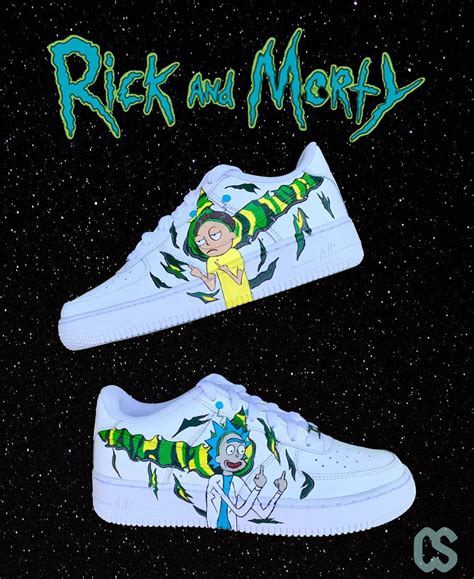 Rick And Morty Air Force 1 Custom Daniel Customs
