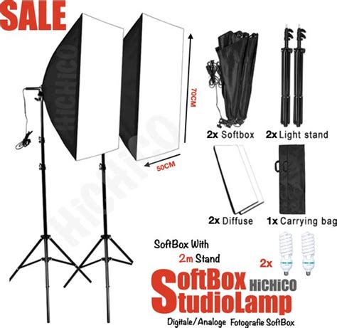 X Softbox Studiolampen Hichico Sofboxen Fotografie Foto Studio