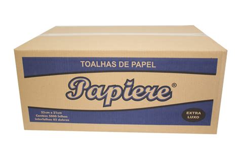 Papel Toalha Interfolha Extra Luxo 2321 cx c 5000 Papiere Papéis