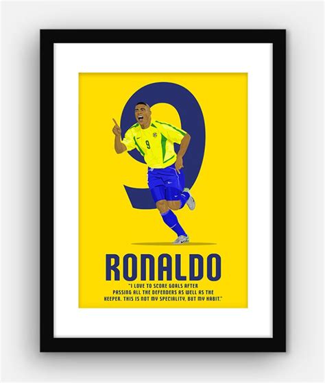 Printed Brazil Ronaldo Luis Nazario De Lima Legend International