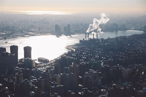 Premium Photo Cityscape During Sunset