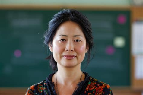 Premium Photo Confident Female Teacher In Classroom