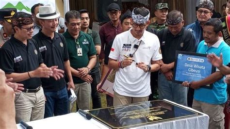 Sandiaga Uno Resmikan Desa Wisata Cibeusi Subang Sebagai Desa Wisata