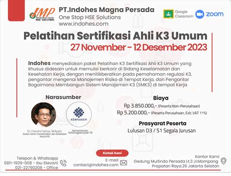 Mengenal Wewenang Dan Tugas Ahli K3 Umum