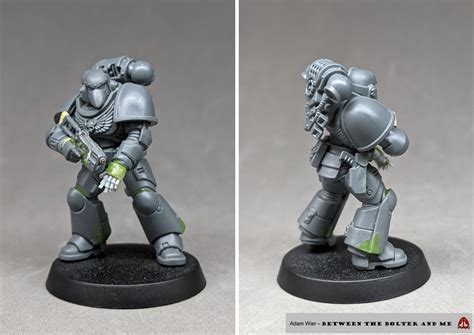 Between The Bolter And Me Space Marine With Plasma Rifle