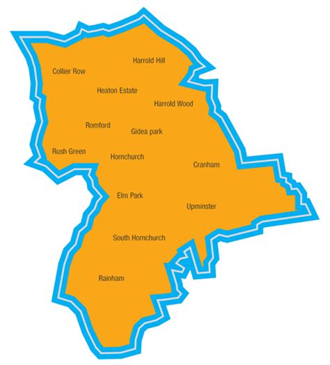 Havering London Map Region Map Of London Political Regional