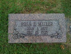 Rosa Ellen Hunter Miller M Morial Find A Grave