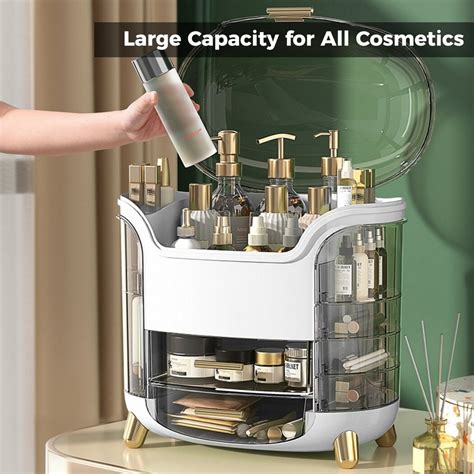 Large Capacity Makeup Organizer Countertop Vanity Organizer