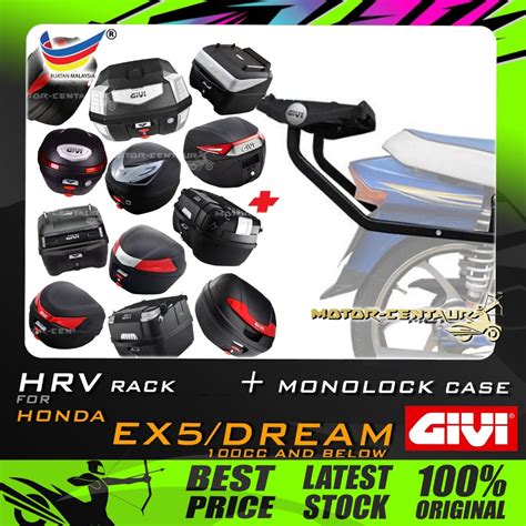 SET KOMBO KOTAK BOX GIVI B27 B270 B32 B33 B42 B45 TOP CASE GIVI HONDA