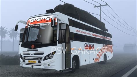 ORANGE TRAVELSVEERA V7 BUS MOD NON AC SLEEPER COACHNIGHT DRIVING IN