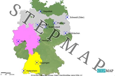 Stepmap Eew Standorte Deutschland Landkarte Für Deutschland