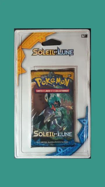 BOOSTER POKÉMON SOLEIL et Lune de base scellé sous blister neuf EUR 29