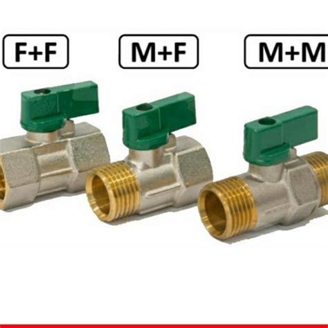 Vip Brand Brass Mini Ball Valve Mm Mm Mf Ff Shopee Malaysia