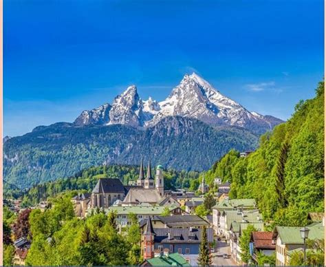 Bavaria Germany, A Pristine countryside in Alps Mountains - Geotourism