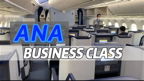 All Nippon Airways Ana Boeing Business Class Lie Flat Seat Manila