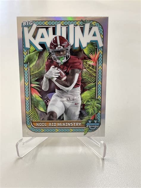 Kool Aid Mckinstry Bowman Chrome U Big Kahuna Ssp Rc Alabama