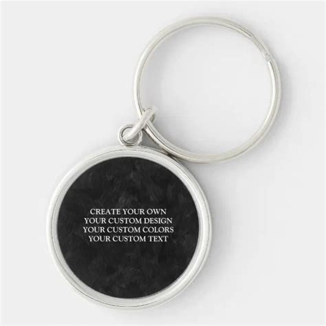 Your Design Here Create Your Own Keychain Zazzle