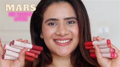 New Mars Non Transfer Butter Lipstick Swatches And Review 12 Shades