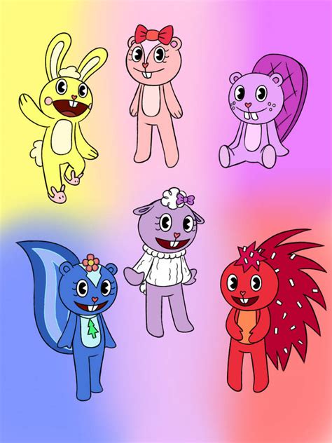 My Favorite Tree Friends By Iskamahika On Deviantart