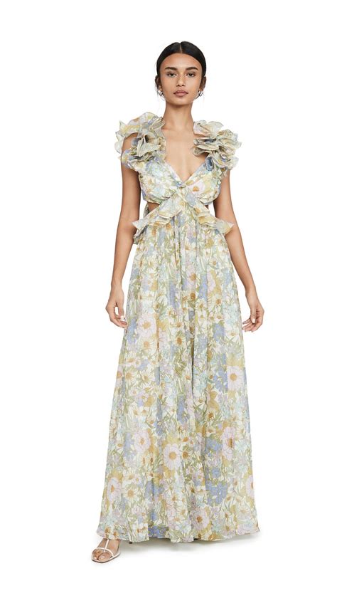 Zimmermann Super Eight Ruffle Gown Zimmermann Cloth Ruffle Gown