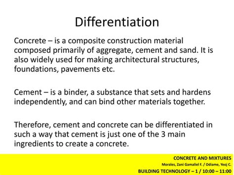 Bt Concrete And Admixtures Ppt