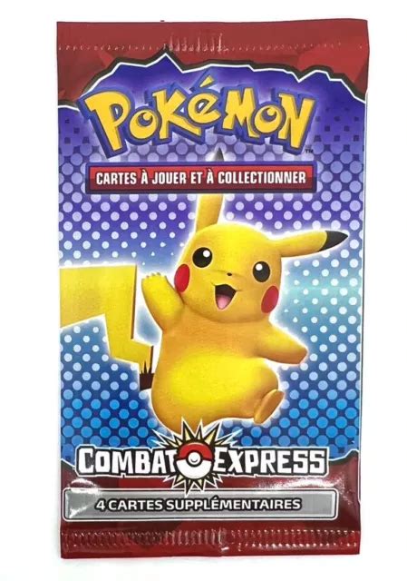 CARTES POKÉMON Booster Pokémon Combat Express Mcdonald Happy Meal