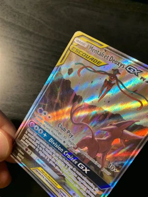 Carte Pok Mon Mentali Et Deoxys Gx Sm Promo Soleil Lune