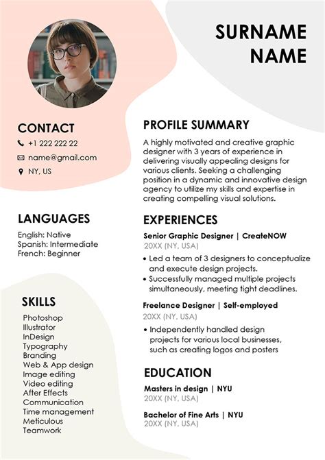 Graphic Designer Resume Sample And Guide Free Download