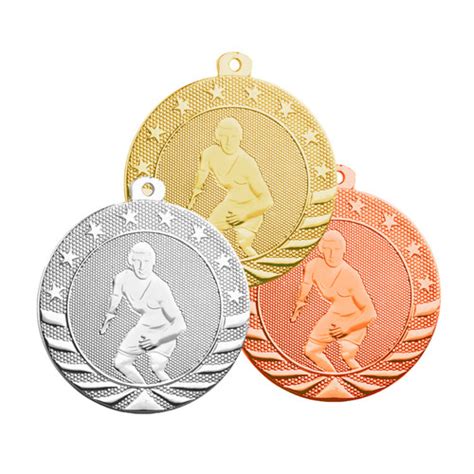 Wrestling Medal Starbrite Gold Silver Or Bronze