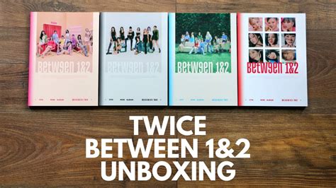 TWICE 11th Mini Album BETWEEN 1 2 Unboxing All Versions YouTube