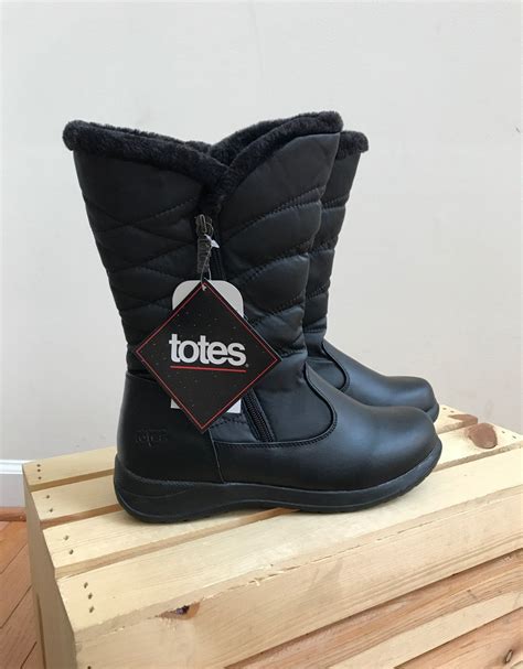 Womens Totes Winter Boots On Mercari Totes Winter Boots Boots