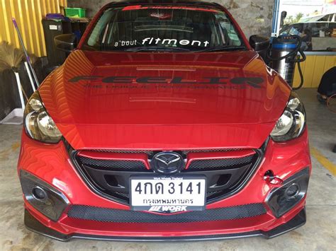 Aggressive Compact - Mazda 2 with Knight Sports Bodykit
