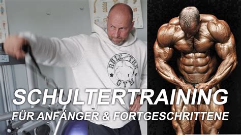 Breite Schultern Schultertraining für Anfänger und Fortgeschrittene