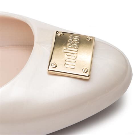 Baleriny Melissa Doll Iv Ad Metallic Beige Eobuwie Pl