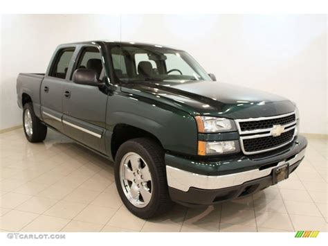 2006 Dark Green Metallic Chevrolet Silverado 1500 Ls Crew Cab 53672627