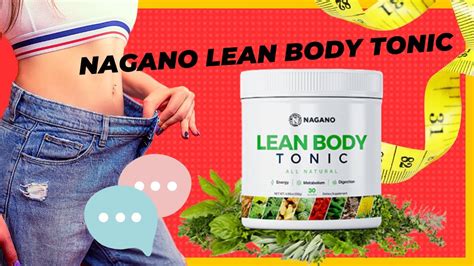 Nagano Lean Body Tonic Alert Nagano Tonic Review Nagano Lean