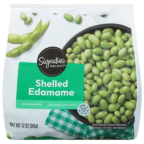 Signature Select Edamame Soybeans Shelled 12 Oz 12 Oz Safeway